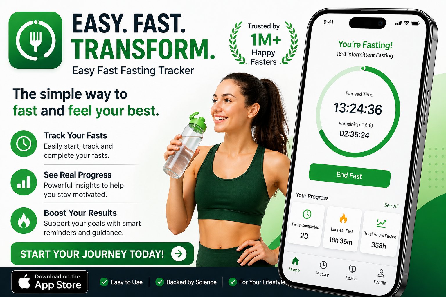 Easy Fast — Free Intermittent Fasting Tracker for iPhone