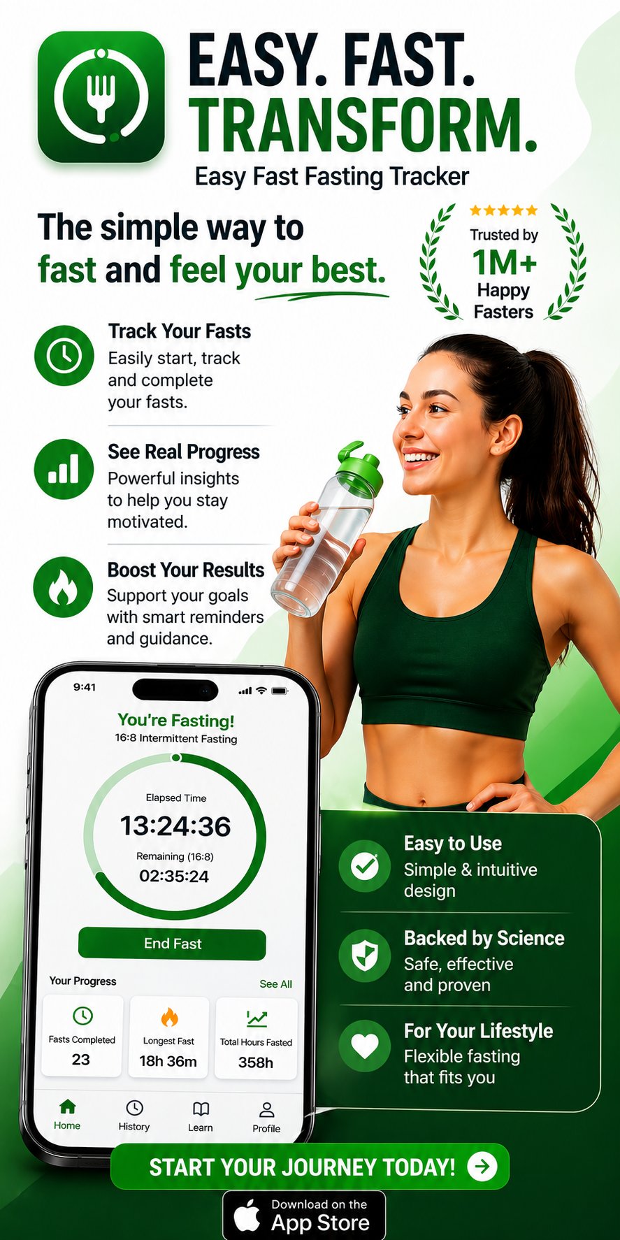 Easy Fast — Free Intermittent Fasting Tracker for iPhone
